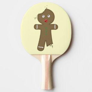 Raquette De Ping Pong Homme en pain d'épices qui disparaît