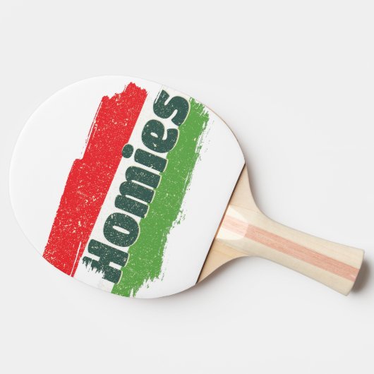 Raquette De Ping Pong Hommes hongrois (Côté)