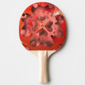 Raquette De Ping Pong horloge rouge (Devant)