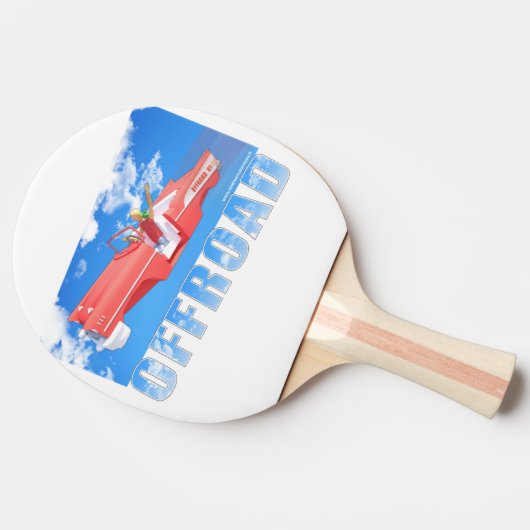 Raquette De Ping Pong Hors route - 01 (Côté)