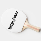 Raquette De Ping Pong http://ster / code html (Côté)