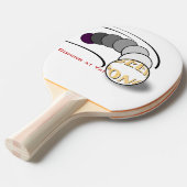 Raquette De Ping Pong Humour Beer Pong (Devant Angle)