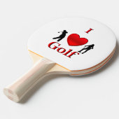 Raquette De Ping Pong I Heart Golf (Devant Angle)