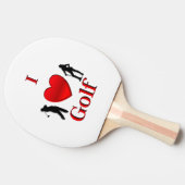 Raquette De Ping Pong I Heart Golf (Côté)