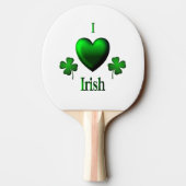 Raquette De Ping Pong I Heart Irish (Dos)