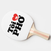 Raquette De Ping Pong I Heart (Love) Pho (Tôi PHỞ) (Côté)