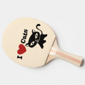 Raquette De Ping Pong I Love Cat (Côté)
