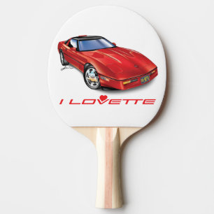 RAQUETTE DE PING PONG I LOVETTE UNIQUE CONCEPTION DE VOITURE