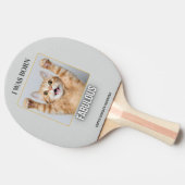 Raquette De Ping Pong I Was Born Fabulous – Funny Cat Ping Pong Paddle (Côté)
