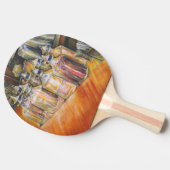 Raquette De Ping Pong Idéographie de la lumière dorée (Côté)