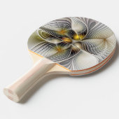 Raquette De Ping Pong Illusion d'optique abstrait 3D fractal avec profon (Devant Angle)