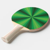 Raquette De Ping Pong Illusion optique Ping Pong Paddle Green Ping (Devant Angle)
