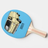 Raquette De Ping Pong Illustration classique de van (Côté)
