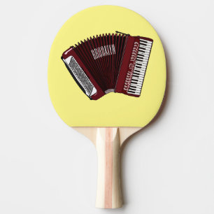 Raquette De Ping Pong Illustration d'accordion