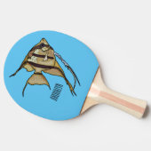 Raquette De Ping Pong Illustration d'angelfish (Côté)