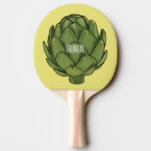 Raquette De Ping Pong Illustration d'artiste (Dos)