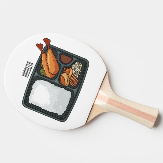 Raquette De Ping Pong Illustration de Bento (Côté)