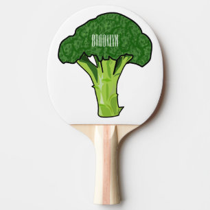 Raquette De Ping Pong Illustration de Broccoli