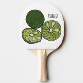 Raquette De Ping Pong Illustration de chaux Kaffir (Dos)