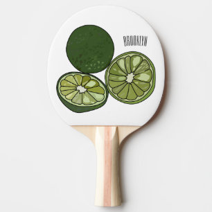 Raquette De Ping Pong Illustration de chaux Kaffir