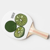 Raquette De Ping Pong Illustration de chaux Kaffir (Côté)