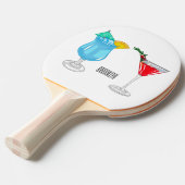 Raquette De Ping Pong Illustration de cocktail (Devant Angle)