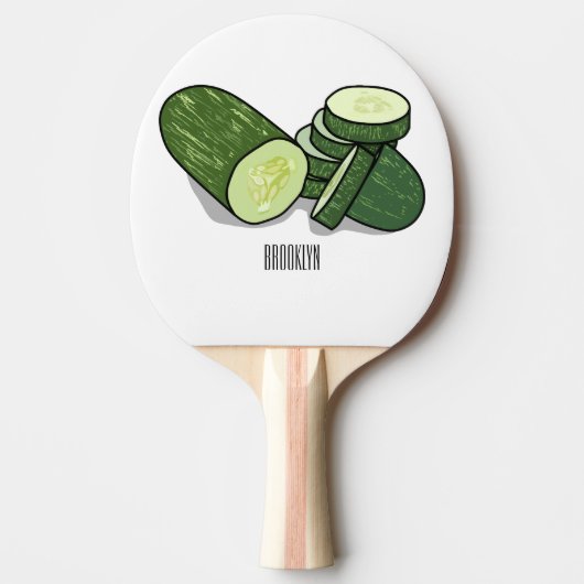Raquette De Ping Pong Illustration de combre (Devant)