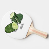 Raquette De Ping Pong Illustration de combre (Côté)