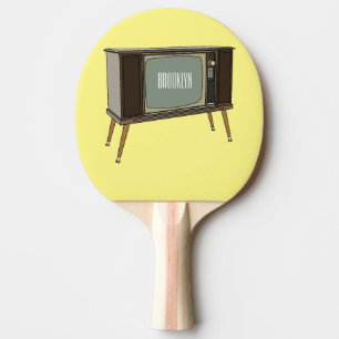 Raquette De Ping Pong illustration de dessin animé télévisé