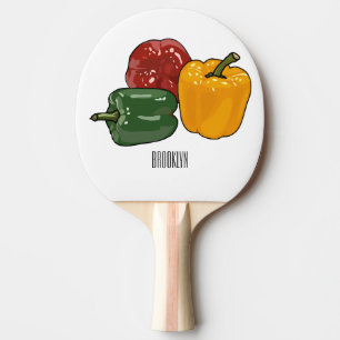 Raquette De Ping Pong Illustration de dessin de Capsicum
