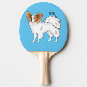 Raquette De Ping Pong Illustration de dessin pour chien de Papillon