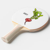 Raquette De Ping Pong Illustration de dessin Radish (Devant Angle)