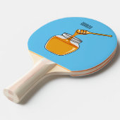 Raquette De Ping Pong Illustration de dessin sur le miel (Devant Angle)