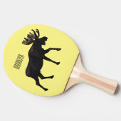 Raquette De Ping Pong Illustration de dessin sur l'orignal (Côté)