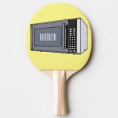 Raquette De Ping Pong Illustration de dessin sur micro-ondes (Devant)