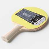 Raquette De Ping Pong Illustration de dessin sur micro-ondes (Devant Angle)