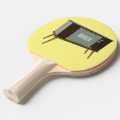 Raquette De Ping Pong Illustration de dessin télévisé (Devant Angle)