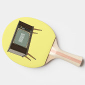 Raquette De Ping Pong Illustration de dessin télévisé (Côté)