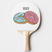 Raquette De Ping Pong Illustration de Donut (Dos)