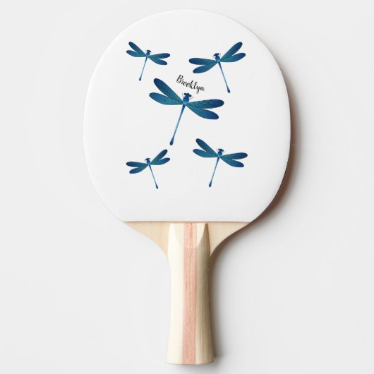 Raquette De Ping Pong Illustration de dragonfly (Devant)
