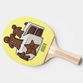 Raquette De Ping Pong Illustration de gâteau de pain d'épices (Côté)