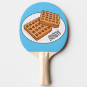 Raquette De Ping Pong Illustration de gaufre (Dos)