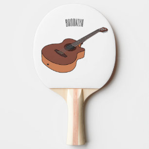 Raquette De Ping Pong Illustration de guitare acoustique