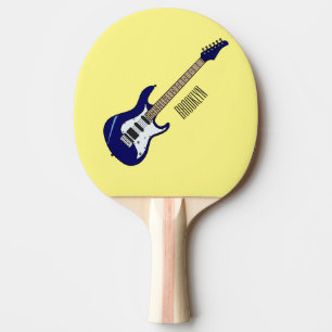 Raquette De Ping Pong Illustration de guitare électrique