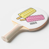 Raquette De Ping Pong Illustration de Ice pop (Devant Angle)