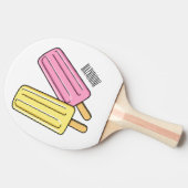 Raquette De Ping Pong Illustration de Ice pop (Côté)