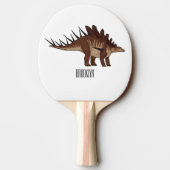 Raquette De Ping Pong Illustration de Kentrosaurus (Dos)