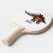 Raquette De Ping Pong Illustration de Kentrosaurus (Devant Angle)