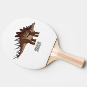 Raquette De Ping Pong Illustration de Kentrosaurus (Côté)
