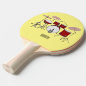 Raquette De Ping Pong Illustration de kit de batterie (Devant Angle)
